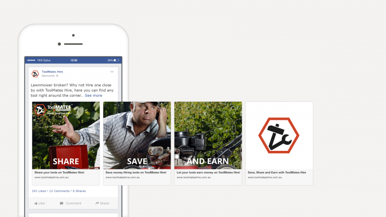 Facebook Ad Carousel ToolMates